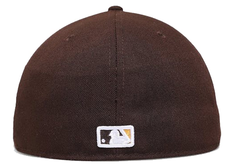 New Era San Diego Padres Upside Down 59Fifty Fitted Hat Dark Brown