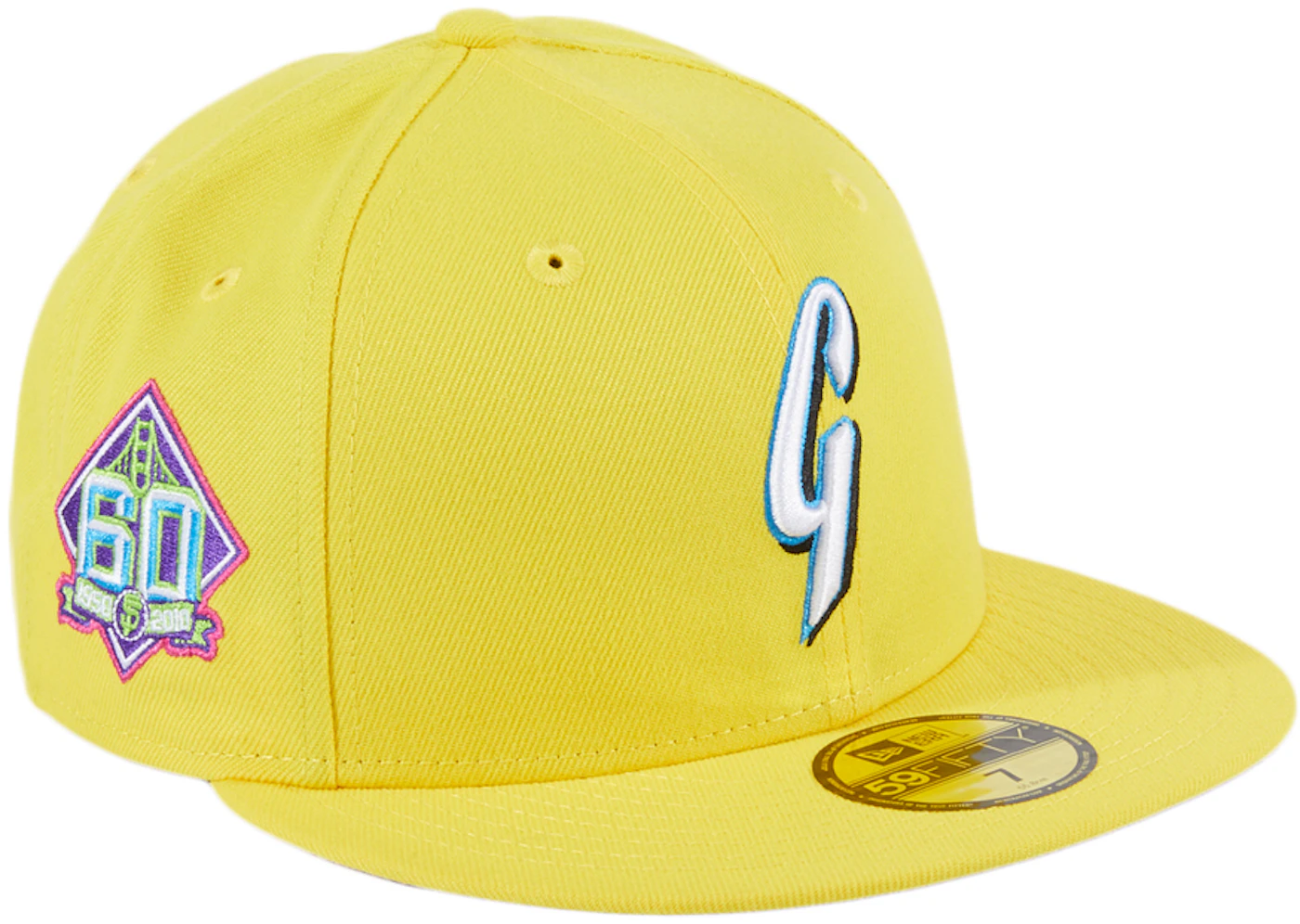 Los Angeles Dodgers New Era Neon Fill 59FIFTY Fitted Hat - Black