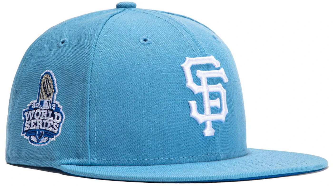 New York Giants Light Blue Two Tone Fishing for Gold Pack 1921 WS Patch  Gray UV New Era 59FIFTY Fitted Hat