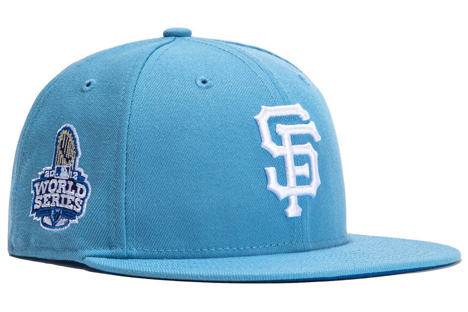 New Era San Francisco Giants 2012 WS Iceberg Hat Club Exclusive 59Fifty Fitted  Hat Light Blue/Royal - SS22 - US