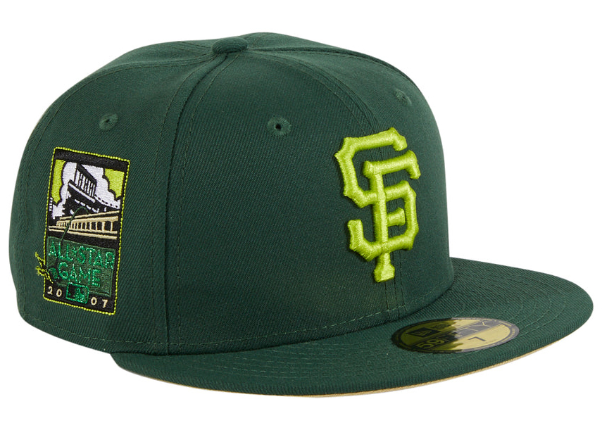 New Era San Francisco Giants Aux Pack Vol 2 Tell It Goodbye Patch Hat Club Exclusive 59Fifty Fitted Hat Green