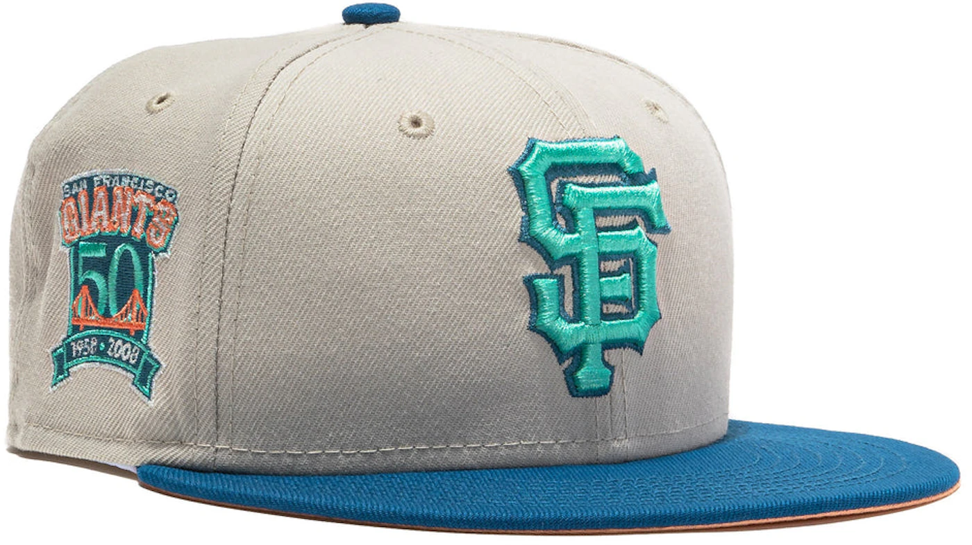 New Era San Francisco Giants Stone Two Tone Edition 59Fifty Fitted Hat, EXCLUSIVE HATS, CAPS