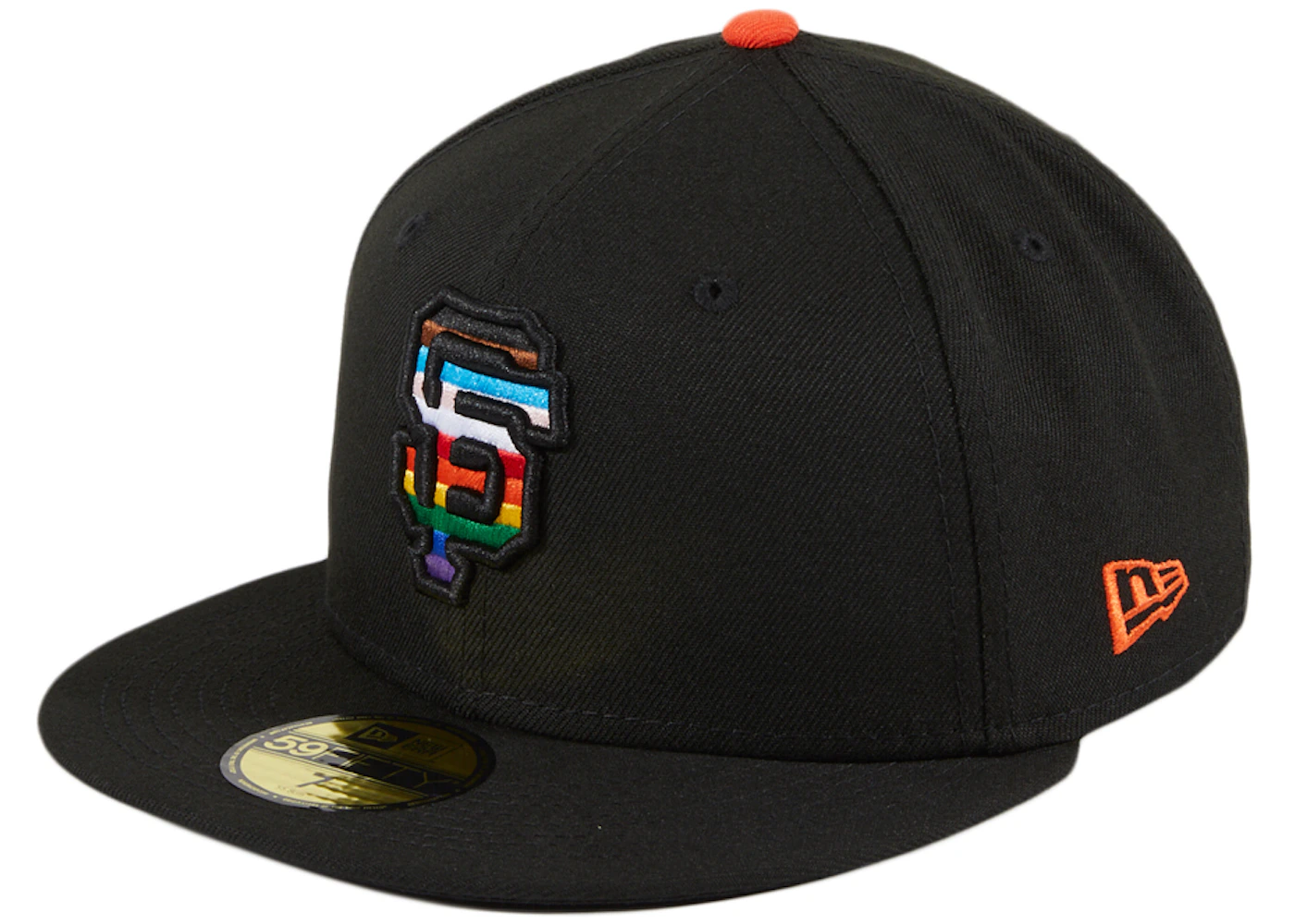 Men's New Era Stone/Black San Francisco Giants Retro 59FIFTY Fitted Hat