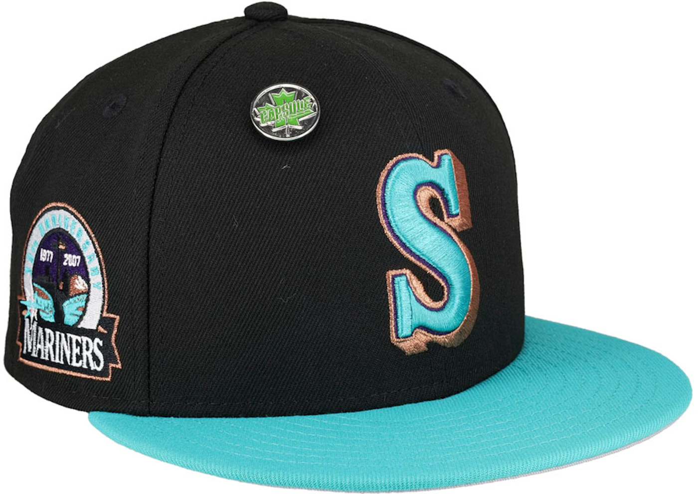 New Era Men's Seattle Mariners Gray Color Pack 59Fifty Fitted Hat