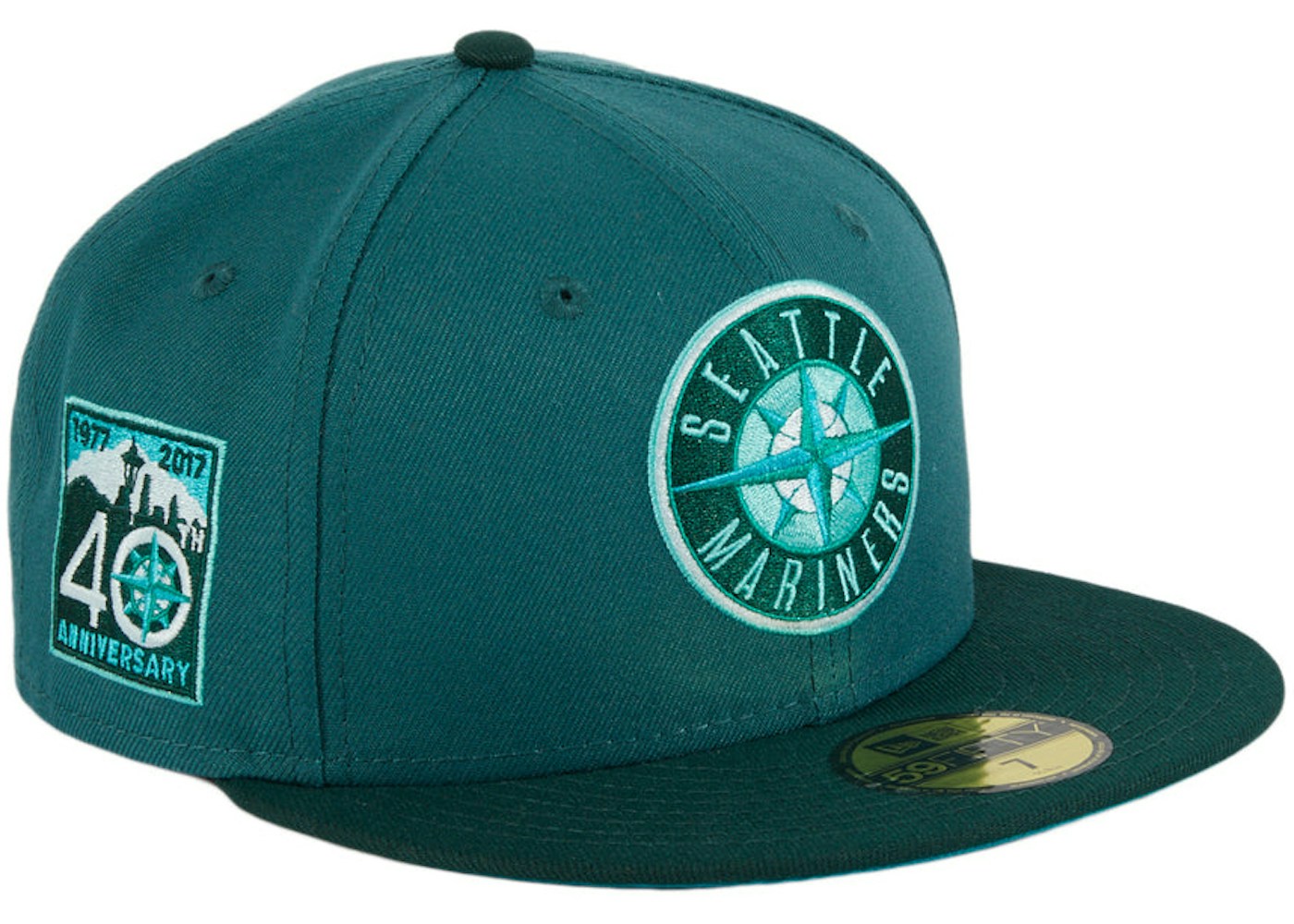 New Era Seattle Mariners 40th Anniversary Patch Logo Hat Club Exclusive ...