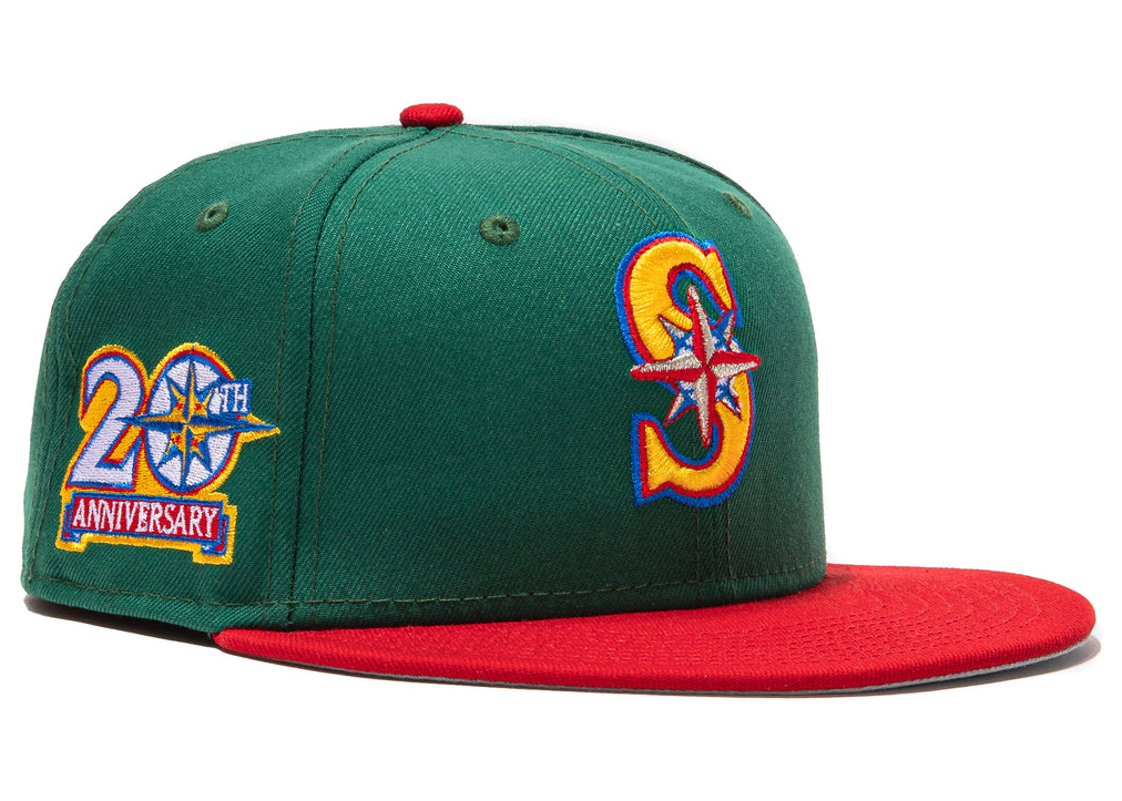 New Era Seattle Mariners Beer Pack 20th Anniversary Patch Hat Club 