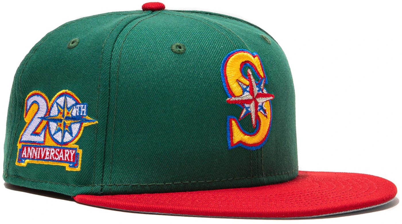 New Era 59Fifty Seattle Mariners 25th Anniversary Patch Hat - Grey, Li – Hat  Club