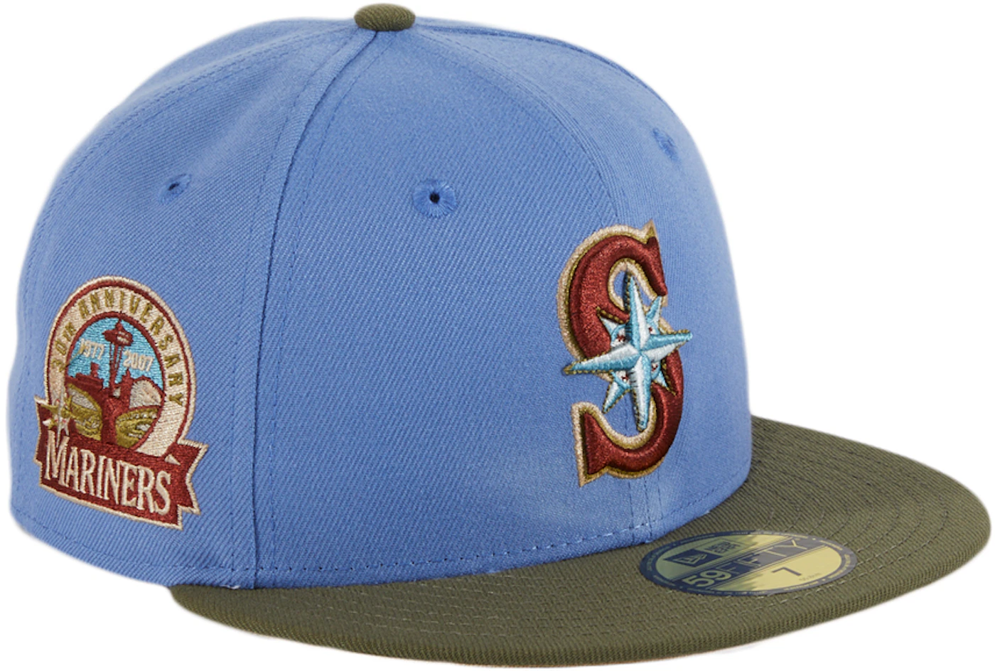 Men's New Era White Seattle Mariners City Icon 59FIFTY Fitted Hat