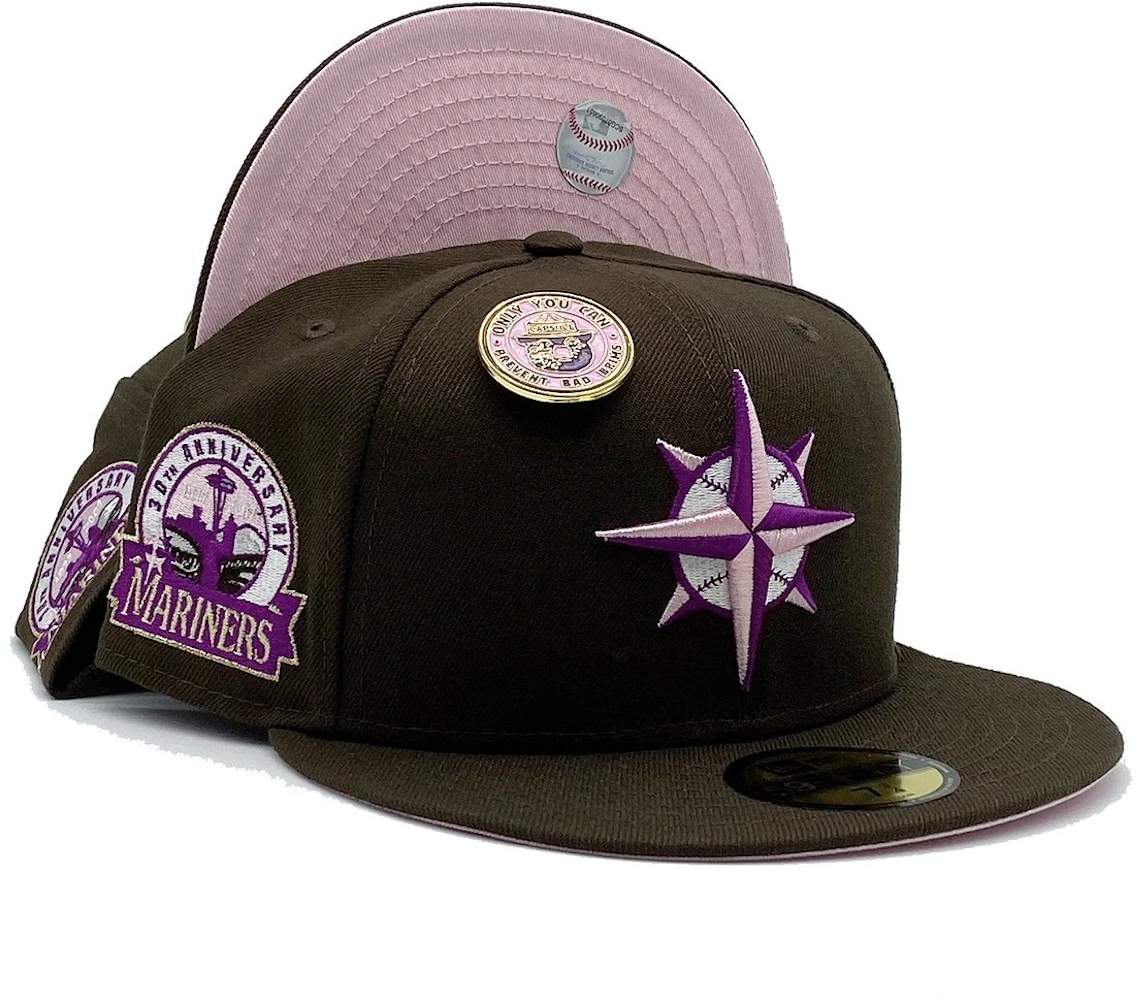 Salie Evaluatie Onschuld New Era Seattle Mariners No Bad Brims Collection 30th Anniversary Capsule Hats  Exclusive 59Fifty Fitted Hat Brown/Pink Men's - US