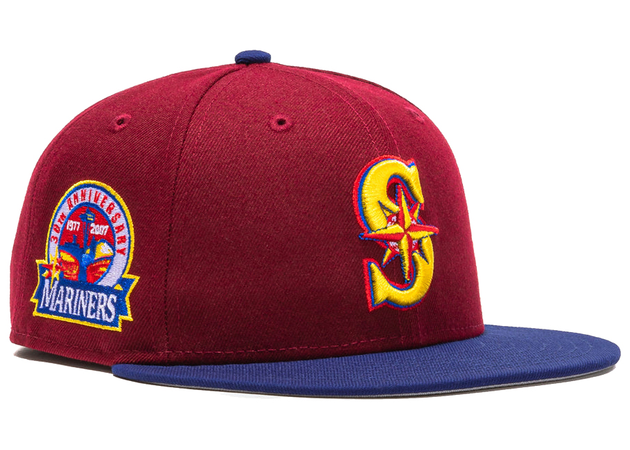 Men��s Seattle Mariners Navy City Patch 59FIFTY Fitted Hats