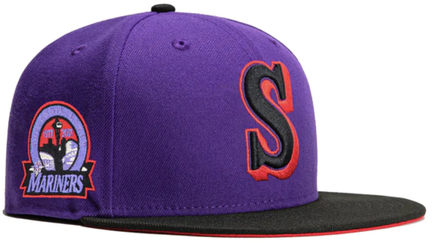 New Era Houston Astros Capsule Stargazer Collection 35 Years 59Fifty Fitted  Hat Black/Lavender Men's - US