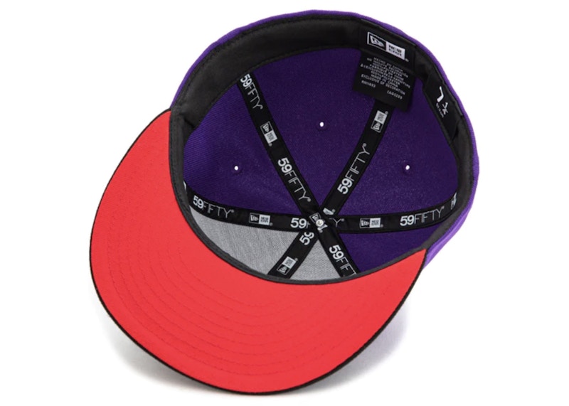 New Era Skull Chief TDot Hat Club Exclusive 59Fifty Fitted Hat Purple