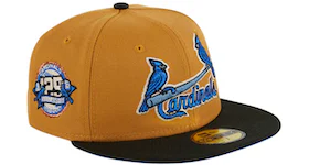 New Era St. Louis Cardinals Ancient Egypt Jersey logo 125th Anniversary Hat Club Exclusive 59Fifty Fitted Hat Khaki/Black/Royal Blue