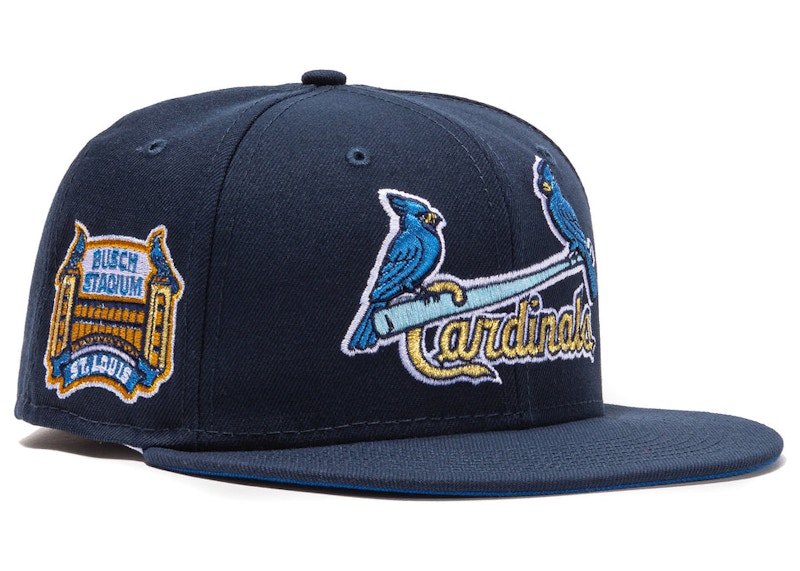 light blue st louis cardinals fitted hat