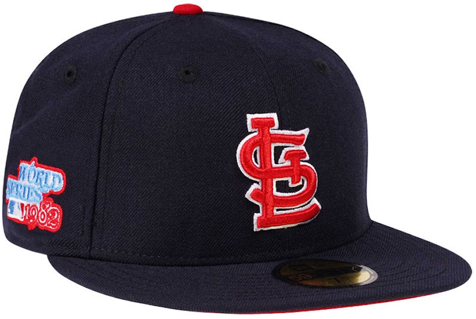 Men's St. Louis Cardinals New Era Navy/Red Alternate 2 Authentic