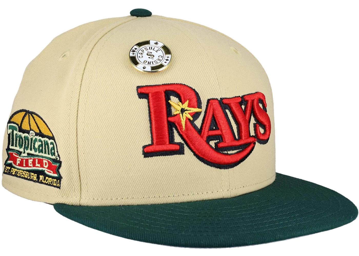 New Era Tampa Bay Devil Rays Vegas Gold Collection Tropicana Field ...