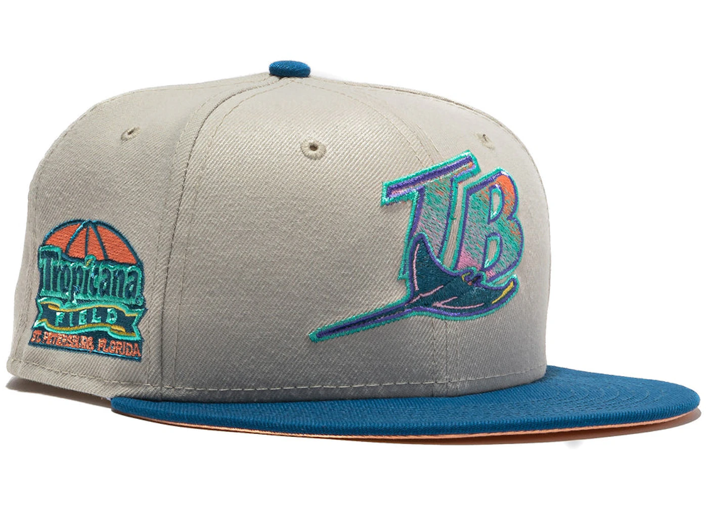 New Era Tampa Bay Ocean Drive Rays Tropicana Field Patch Hat Club ...