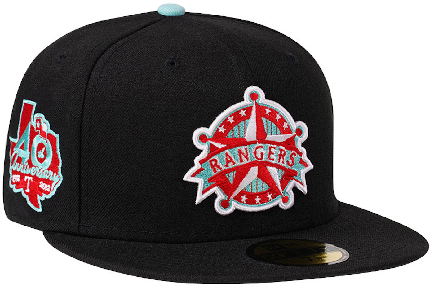 TEXAS RANGERS (40TH ANNIVERSARY) NEW ERA 59FIFTY FITTED (GREY UNDER VI –