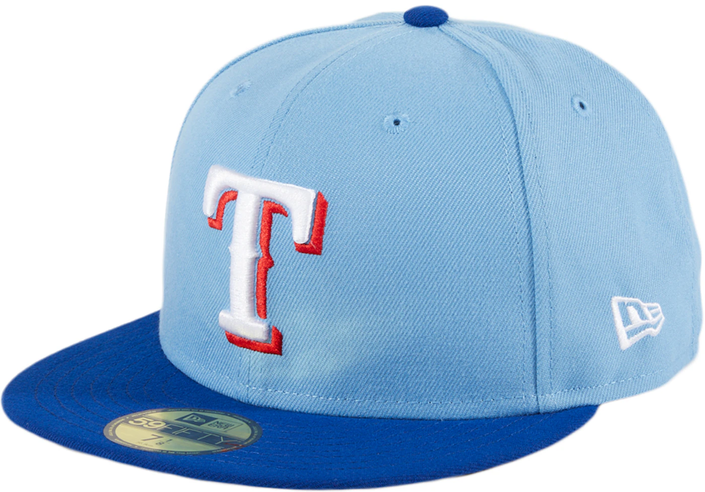 New Era 59FIFTY Texas Rangers Final Season Patch Icy UV Hat - Royal, Light Blue Royal / 7 1/8