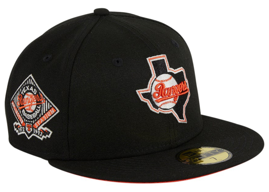 New Era Texas Rangers Glow My God Arlington Stadium Patch Hat Club 