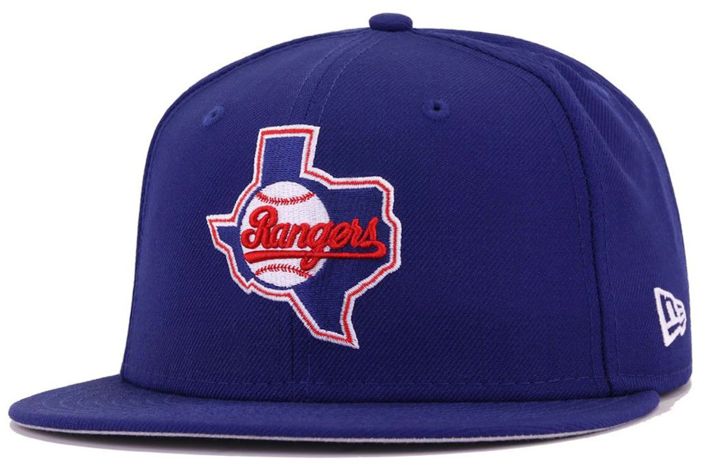 Men's Texas Rangers New Era Navy White Logo 59FIFTY Fitted Hat