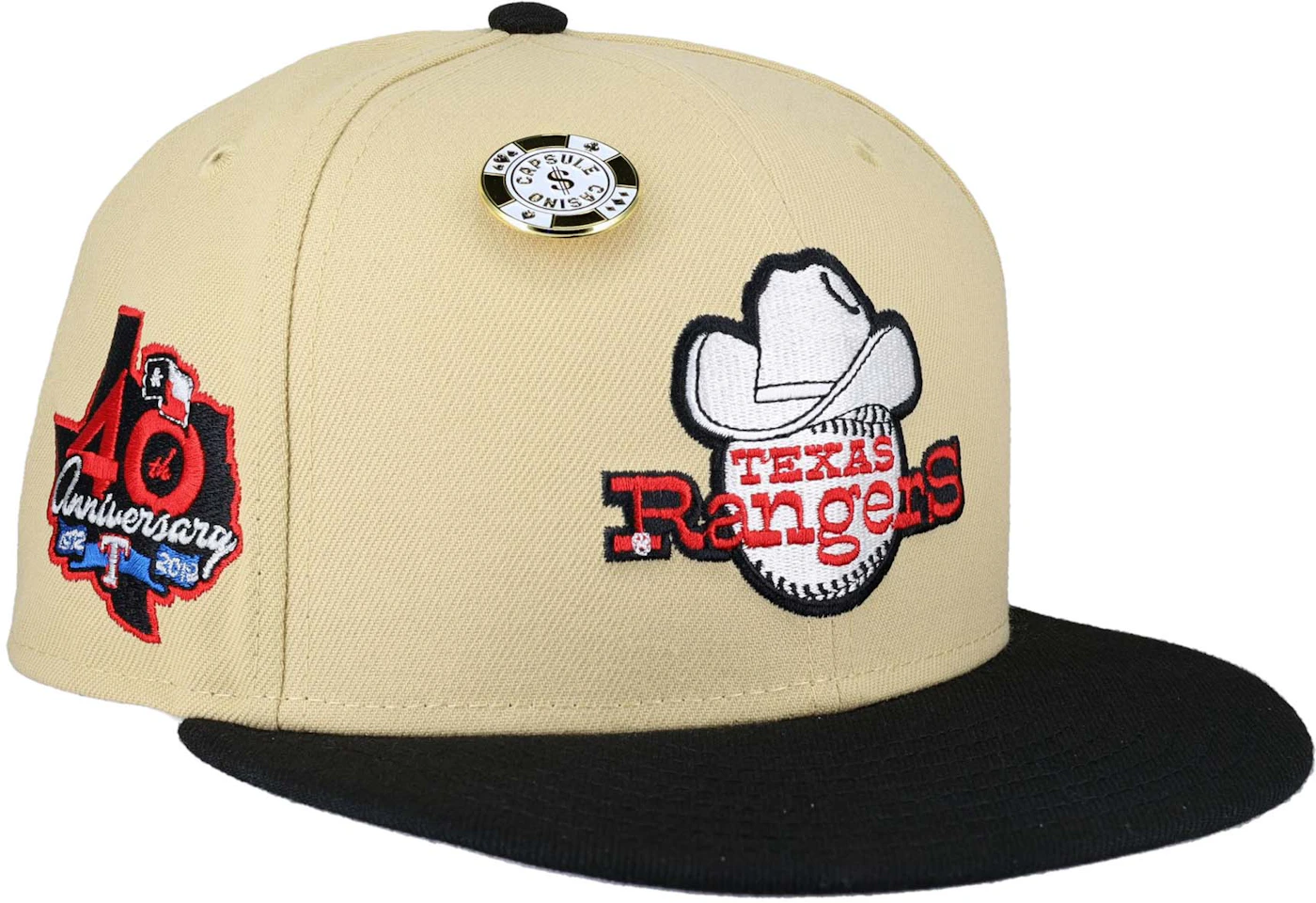 Texas Rangers New Era 50th Anniversary Authentic Collection On