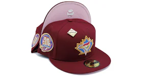 New Era Toronto Blue Jays 50k Friends and Family 30th Season Capsule Hats Exclusive 59Fifty Fitted Hat Red/Pink