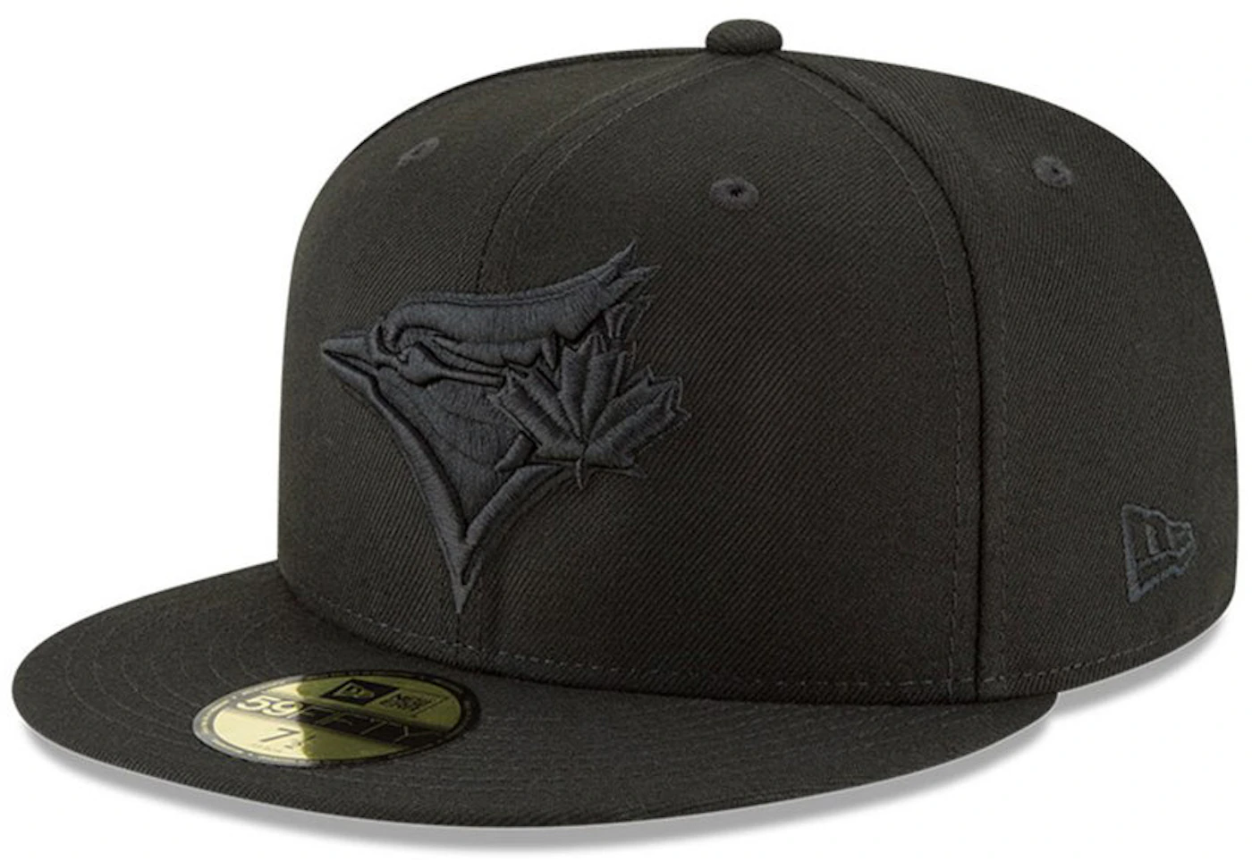 Shop New Era 59Fifty Toronto Blue Jays Grey Under Hat 60291299 black