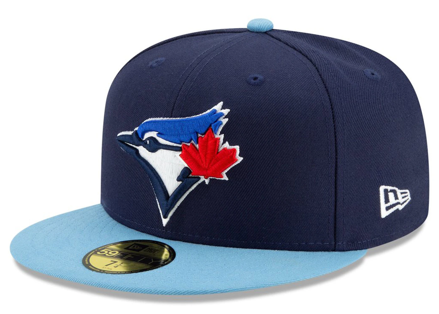 Toronto Blue Jays New Era Custom Corduroy Brim Cream 59FIFTY Fitted Hat, 7 7/8 / Cream