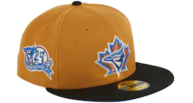New Era Toronto Blue Jays Ancient Egypt 25th Anniversary Hat Club Exclusive 59Fifty Fitted Hat Khaki/Black/Royal Blue