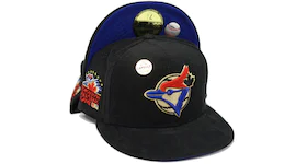 New Era Toronto Blue Jays Capsule Corduroy Campfire 1991 All Star Game Patch Fitted Hat Fitted Hat Black/Blue