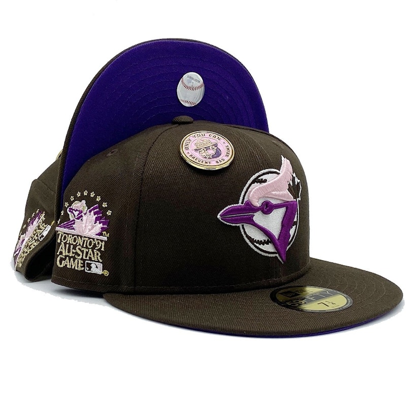 purple blue jays fitted