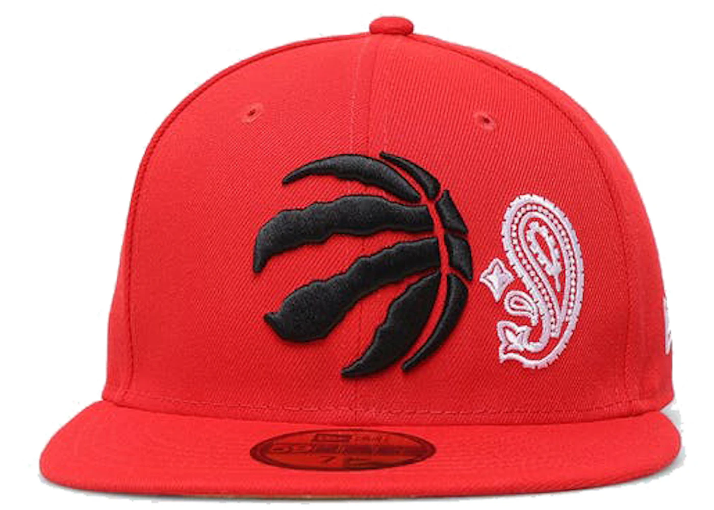 New Era Toronto Raptors Patchwork Paisley Undervisor 59Fifty Fitted Hat ...
