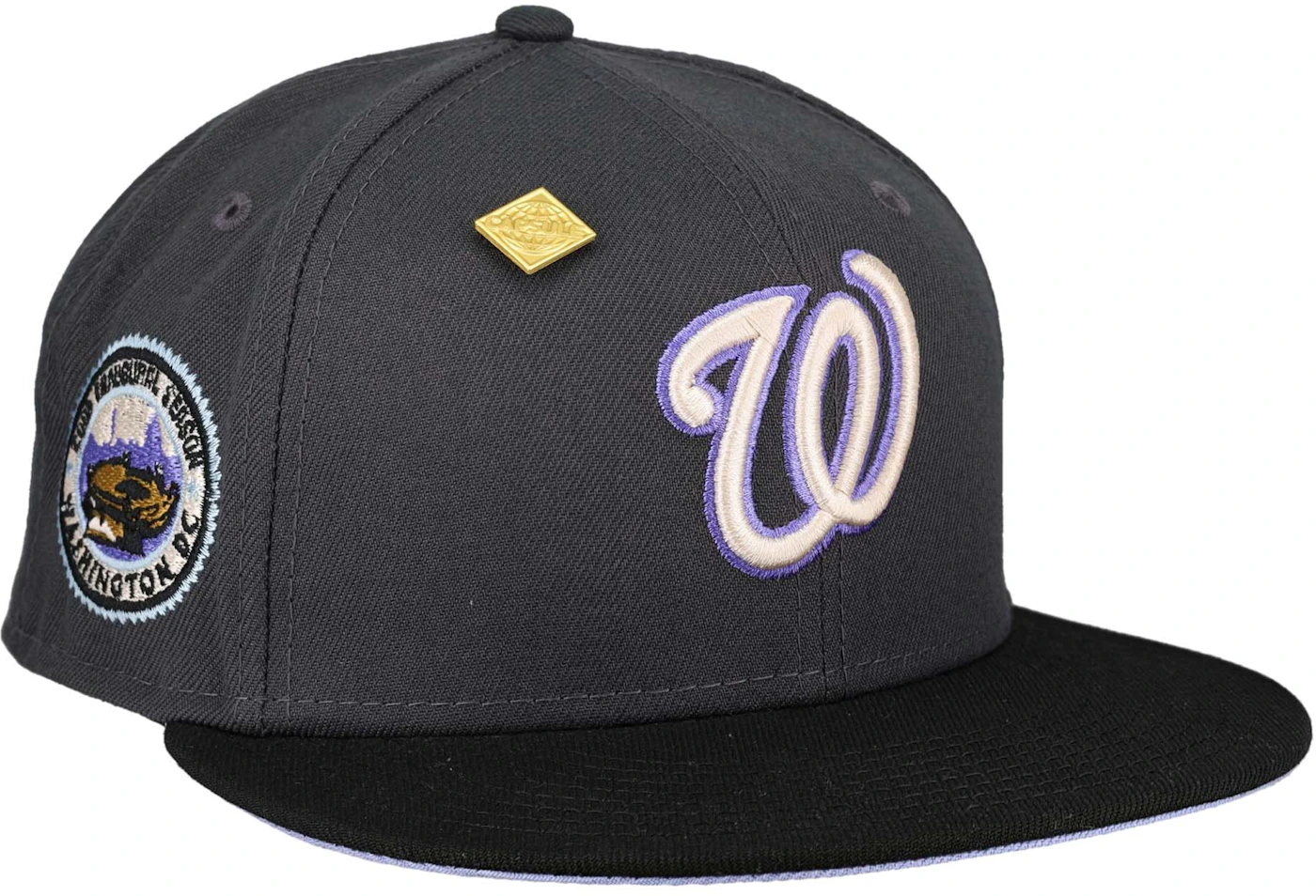 New Era 59Fifty Washington Nationals City Connect Patch Hat - Lavender –  Hat Club