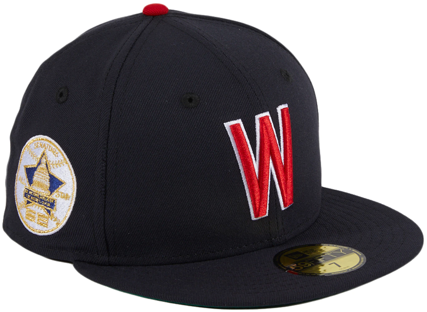 New Era Washington Senators 1962 All Star Game Patch 59Fifty Fitted Hat  Navy Men's - FW21 - US