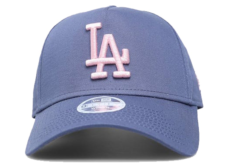 New Era Womens Los Angeles Dodgers Pink Logo 9Forty A-Frame Casual