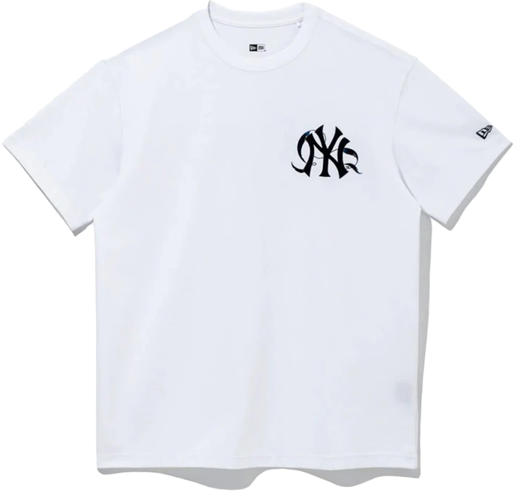 New Era New York NY Yankees Team Logo MLB Baseball Crew T-Shirt Tee Top -  Black
