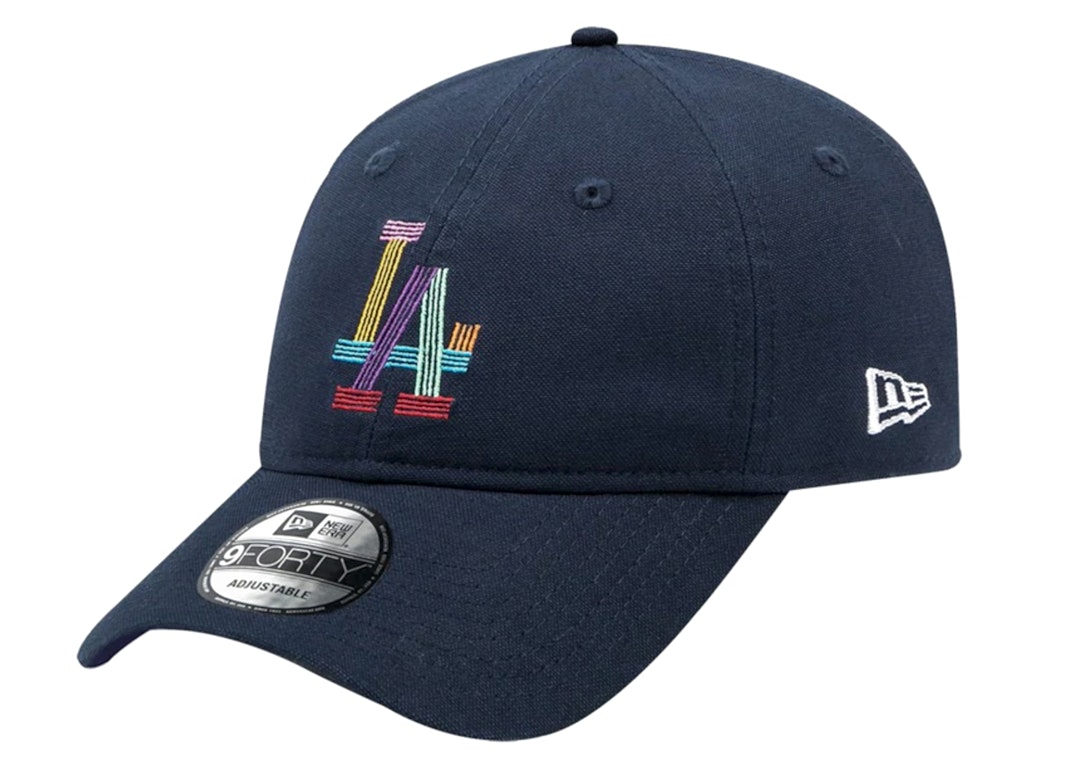 Pre-owned New Era X Bts X Mlb Dynamite Los Angeles Dogers 9forty Hat Oceanside Blue