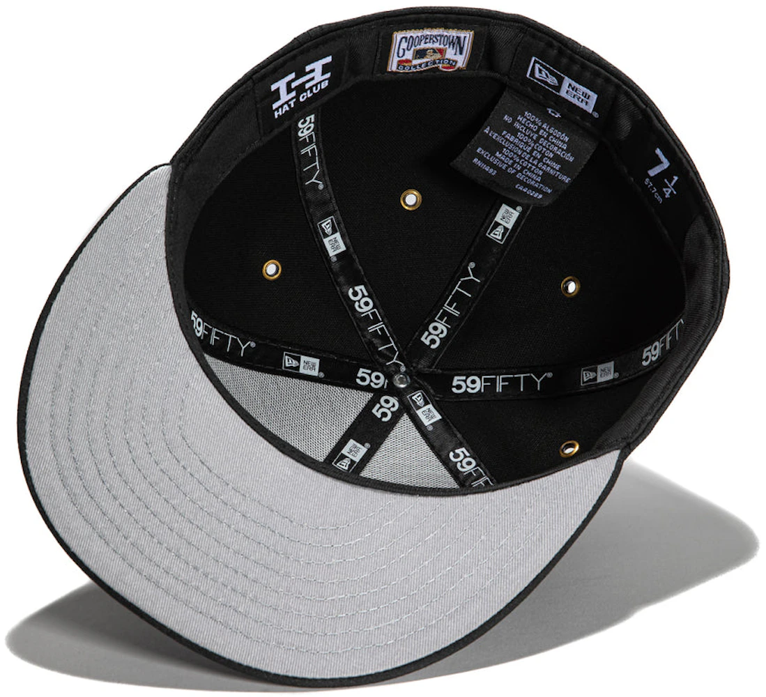New Era Atlanta Braves Capsule Black Friday 30th Season 59Fity Fitted Hat  Black/Grey Men's - FW22 - US