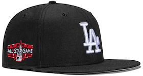 New Era x Hat Club Exclusive Aux Pack Vinyl Los Angeles Dodgers 2022 All Star Game Patch 59Fifty Fitted Hat Black