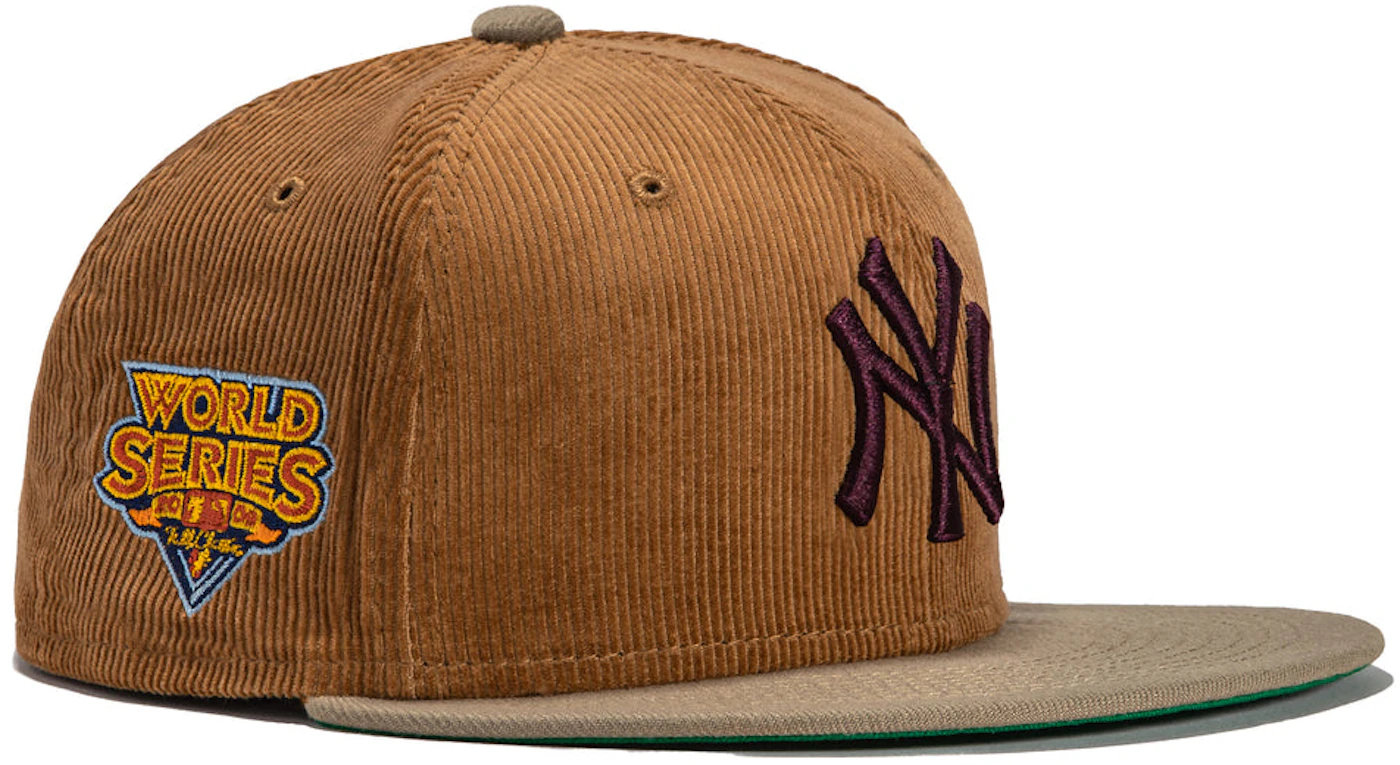 New Era x Hat Club Exclusive Cord Dream New York Yankees 2009 World Series  Patch 59Fifty Fitted Hat Khaki Men's - FW22 - US