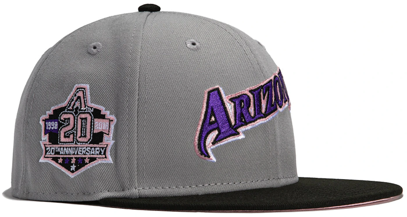 Men's New Era Black Arizona Diamondbacks 25th Anniversary 59FIFTY Fitted Hat