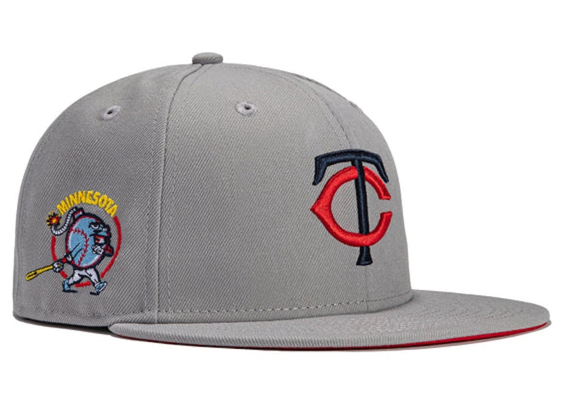 New Era x Hat Club Exclusive Grey OTC Minnesota Twins Bomb Squad Patch