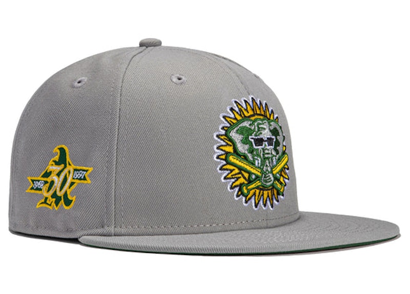 New Era x Hat Club Exclusive Grey OTC Oakland Athletics 30th Anniversary  Patch Stomper 59Fifty Fitted Hat Grey Men's - FW22 - US