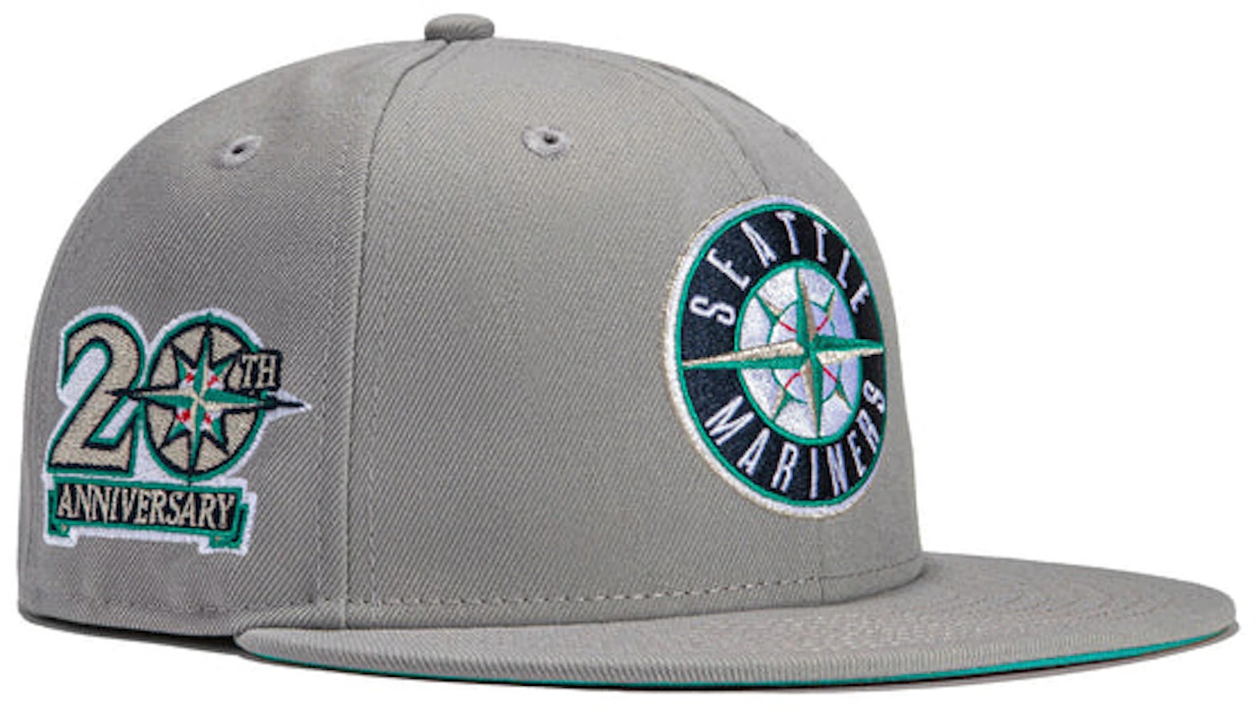 New Era 59Fifty Seattle Mariners 25th Anniversary Patch Logo Hat - Tan