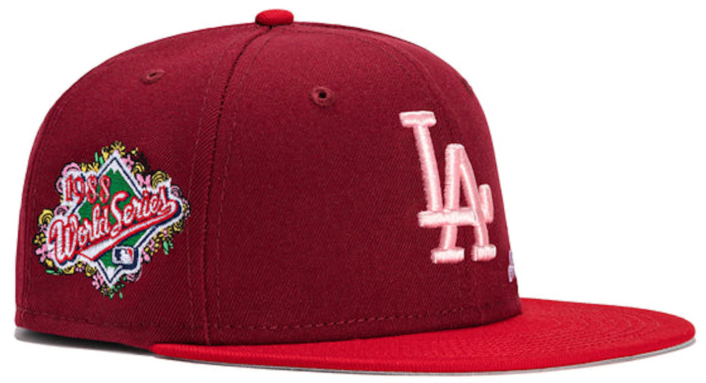 New Era x Hat Club Exclusive Jae Tips Forever Los Angeles Dodgers 1988  World Series Patch 59Fifty Fitted Hat Cardinal/Red Men's - FW22 - US
