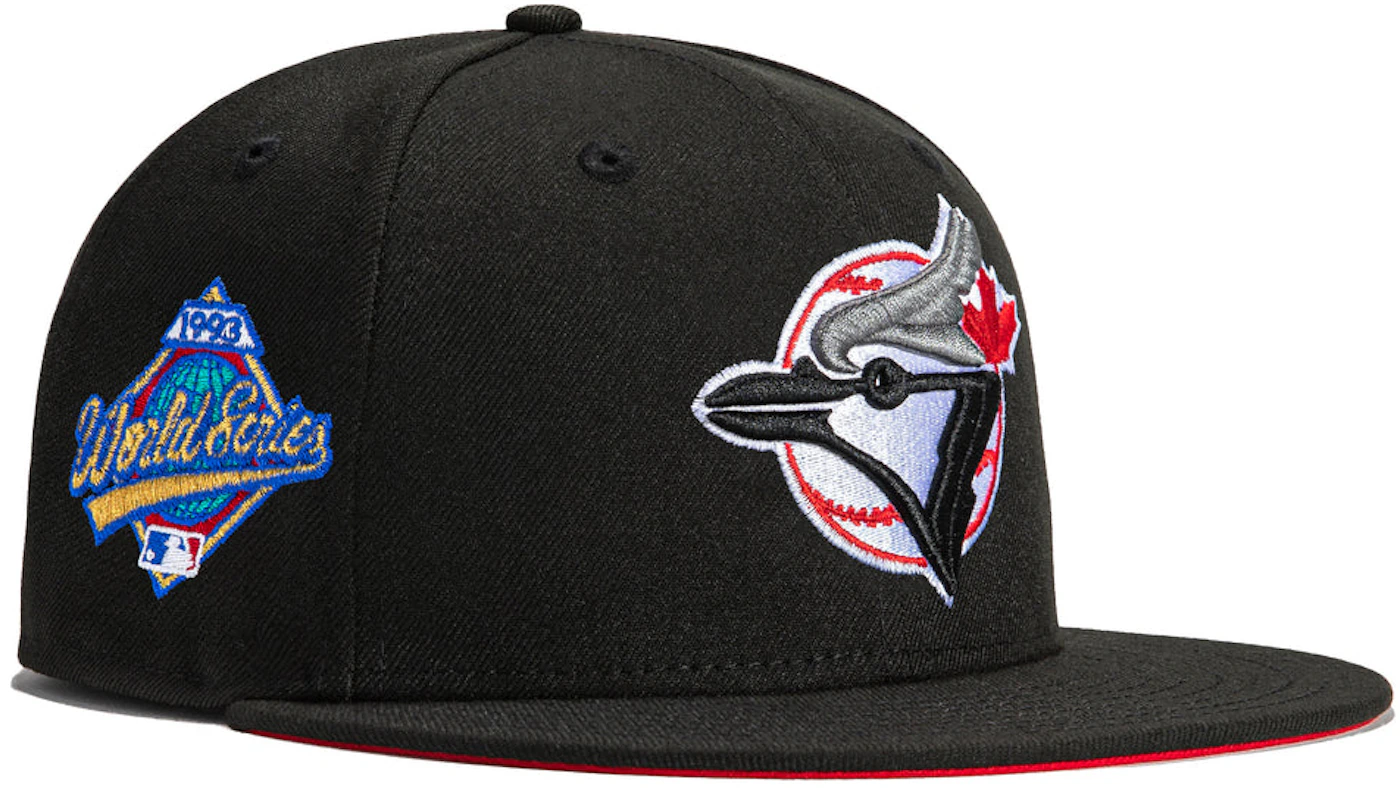 New Era x Hat Club Toronto Blue Jays 1993 World Series Patch Red UV 59Fifty Fitted  Hat Black - FW22 Men's - GB