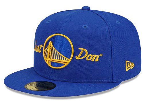 New Era x Just Don Golden State Warriors 59Fifty Fitted Hat Royal