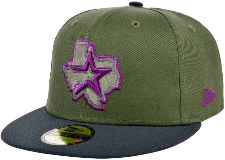 New Era x Lids HD Houston Astros 59Fifty Fitted Hat Mossy Haze - SS22 - US