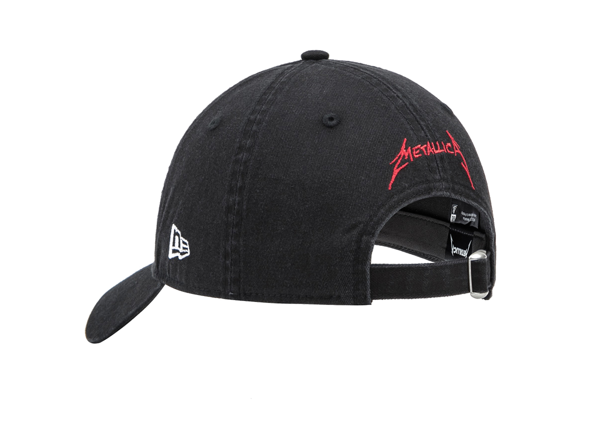 New Era x Metallica 9Forty Scare Guy Unstructured Ball Hat Black